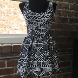 Aztec print dress